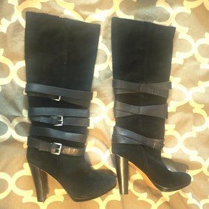 Nine West High Heel Suede Boots